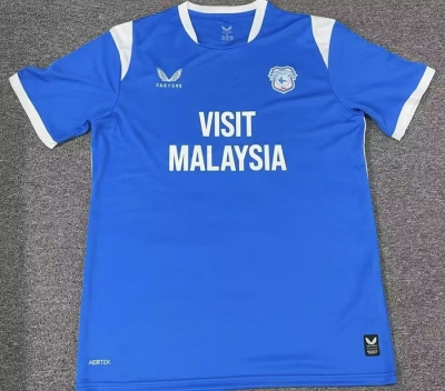 2627 Cardiff City Home Soccer Jersey